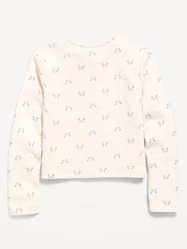 Old Navy Printed Cardigan Sweater for Girls - Bows in Kuwait