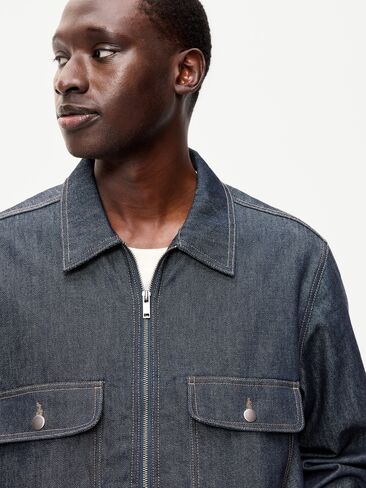 Old Navy Raw Denim Utility Jacket - Rinse in Kuwait