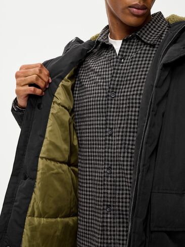 Old Navy Water-Resistant Hooded Utility Parka - Black Jack in Kuwait