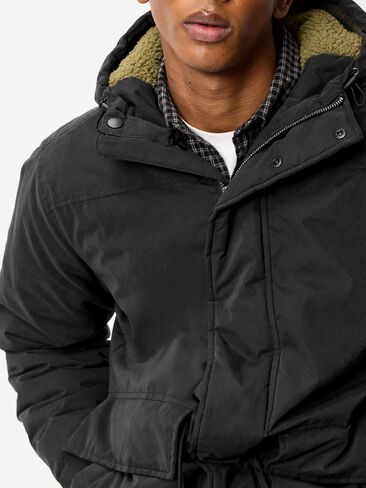 Old Navy Water-Resistant Hooded Utility Parka - Black Jack in Kuwait