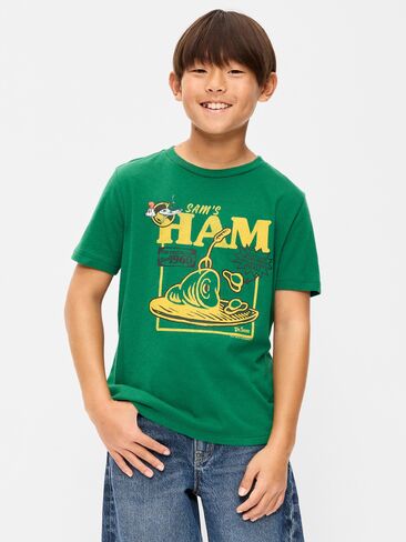 Old Navy Dr. Seuss™ Green Eggs and Ham Gender-Neutral T-Shirt for Kids - Java Fern in Kuwait