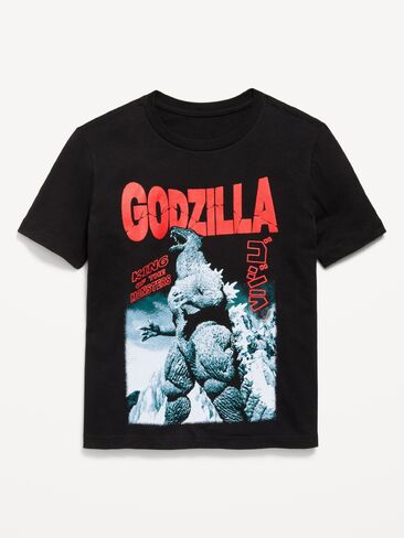 Old Navy Godzilla™ Gender-Neutral Graphic T-Shirt for Kids - Black Jack in Kuwait