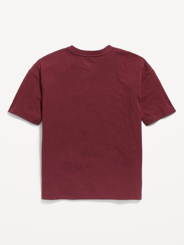 Old Navy Elf™ Oversized Gender-Neutral Graphic T-Shirt for Kids - Clove in Kuwait