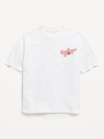 Old Navy A Christmas Story™ Oversized Gender-Neutral Graphic T-Shirt for Kids - Sea Salt in Kuwait