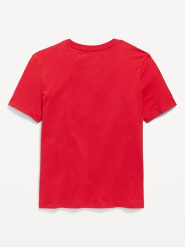 Old Navy One Piece™ Luffy Gender-Neutral Graphic T-Shirt for Kids - Red Buttons in Kuwait