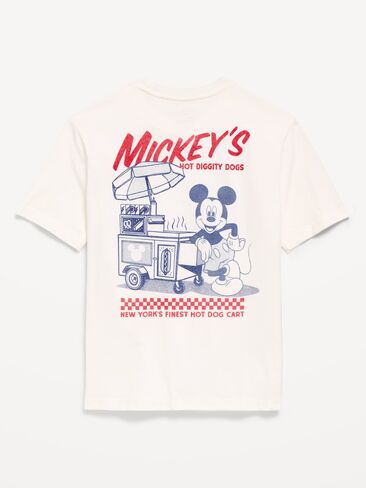 Old Navy Disney© Mickey Mouse Gender-Neutral T-Shirt for Kids - Sea Salt in Kuwait