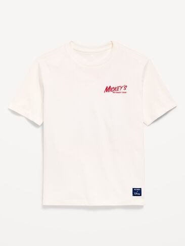 Old Navy Disney© Mickey Mouse Gender-Neutral T-Shirt for Kids - Sea Salt in Kuwait