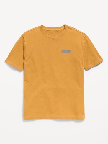Old Navy Short-Sleeve Logo Graphic T-Shirt for Boys - Miners Gold in Kuwait