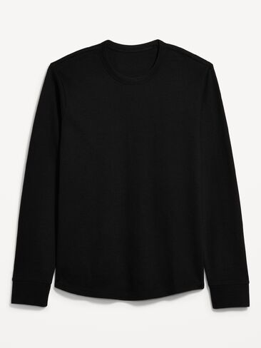Old Navy Long-Sleeve Ribbed T-Shirt - Black in Kuwait