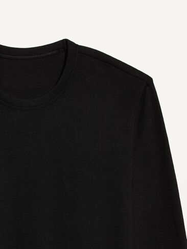 Old Navy Long-Sleeve Ribbed T-Shirt - Black in Kuwait