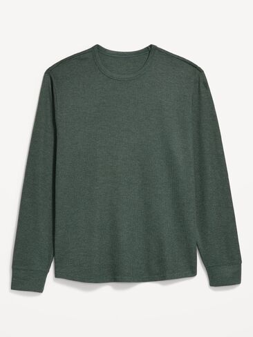 Old Navy Long-Sleeve Ribbed T-Shirt - Forest Canopy in Kuwait