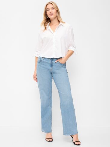 Old Navy Low-Rise Embellished Loose Jeans - Fancy in Kuwait