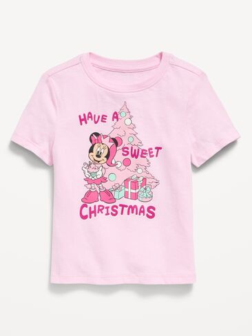 Old Navy Disney© Minnie Mouse Graphic T-Shirt for Toddler Girls - Pretty Pink in Kuwait