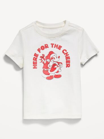 Old Navy Disney© Mickey Mouse Unisex Graphic T-Shirt for Toddler - Sea Salt in Kuwait