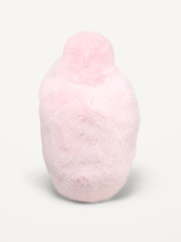 Old Navy Faux-Fur Slippers for Women - Blush On You in Kuwait