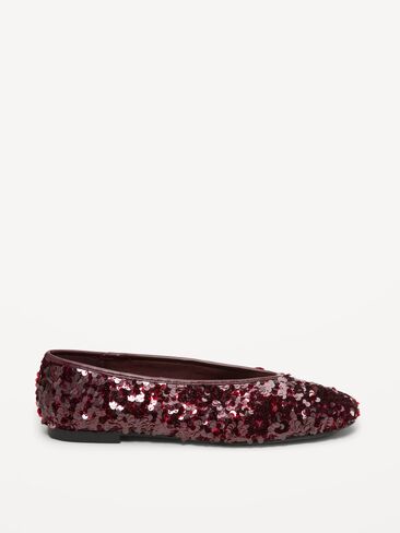 Old Navy V-Cut Ballet Flats - Sequins in Kuwait