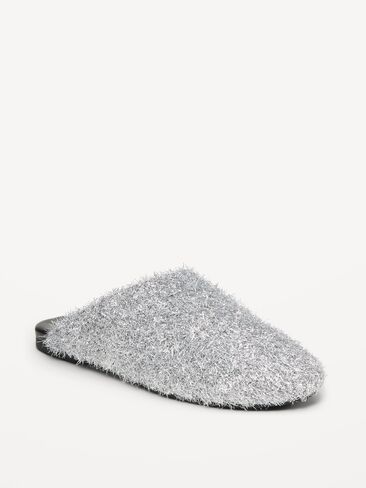 Old Navy Tinsel Mule Clog for Women - Silvery Silver in Kuwait