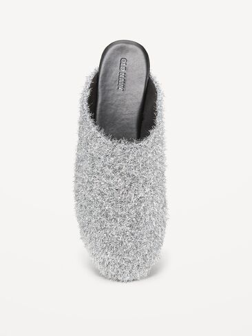 Old Navy Tinsel Mule Clog for Women - Silvery Silver in Kuwait