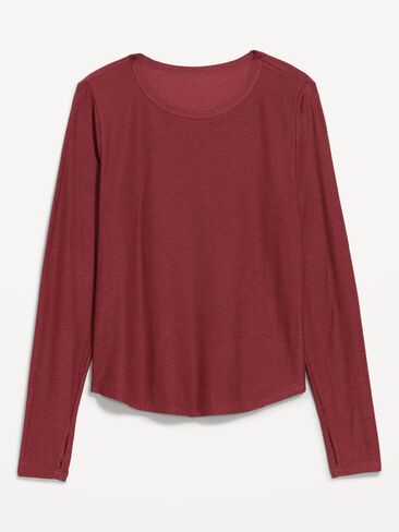 Old Navy CloudMotion Long-Sleeve Base Layer Top - INCABERRY in Kuwait