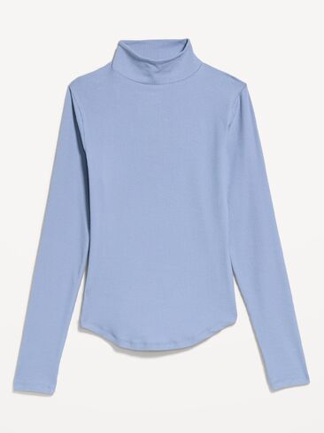 Old Navy CloudLite Long-Sleeve Ribbed Turtleneck T-Shirt - Kyanite in Kuwait