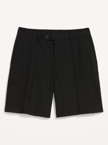 Old Navy Baggy Creased Twill Dress Shorts -- 8-inch inseam - Black Jack in Kuwait