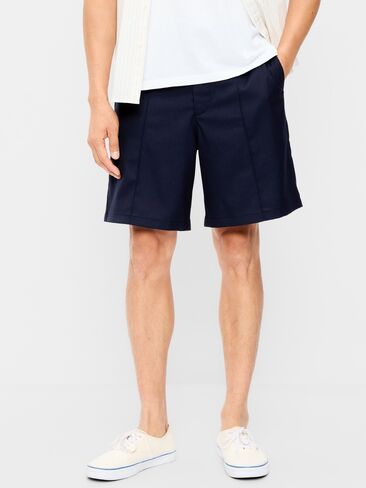 Old Navy Baggy Creased Twill Dress Shorts -- 8-inch inseam - In the Navy in Kuwait