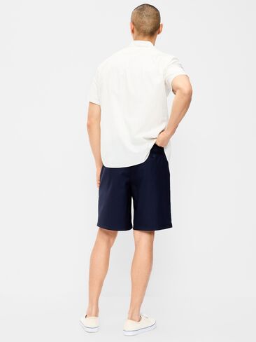 Old Navy Baggy Creased Twill Dress Shorts -- 8-inch inseam - In the Navy in Kuwait