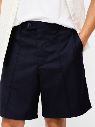 Old Navy Baggy Creased Twill Dress Shorts -- 8-inch inseam - In the Navy in Kuwait