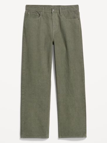 Old Navy 90s Baggy Jeans - Dark Moss in Kuwait