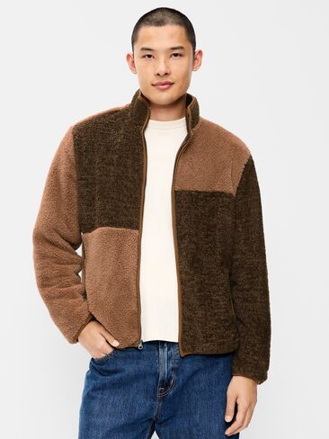 Old Navy Sherpa Full-Zip Jacket - Wish Bone in Kuwait