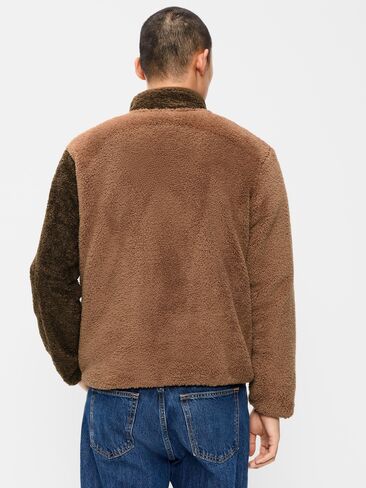 Old Navy Sherpa Full-Zip Jacket - Wish Bone in Kuwait