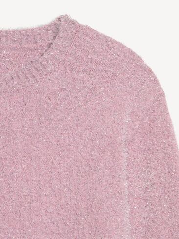 Old Navy Oversized Shine Crew-Neck Sweater - Rose Dawn in Kuwait