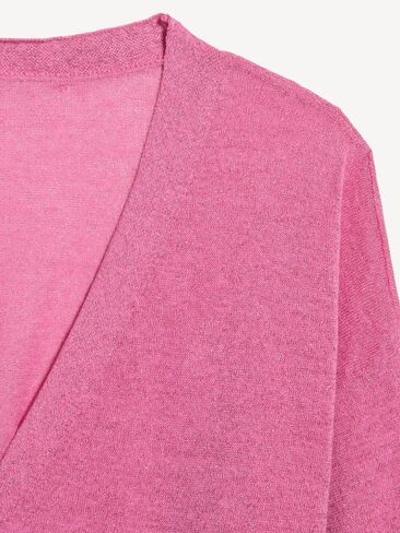 Old Navy Shine V-Neck Cropped Cardigan - Crystal Palace Pink in Kuwait