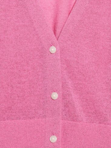 Old Navy Shine V-Neck Cropped Cardigan - Crystal Palace Pink in Kuwait