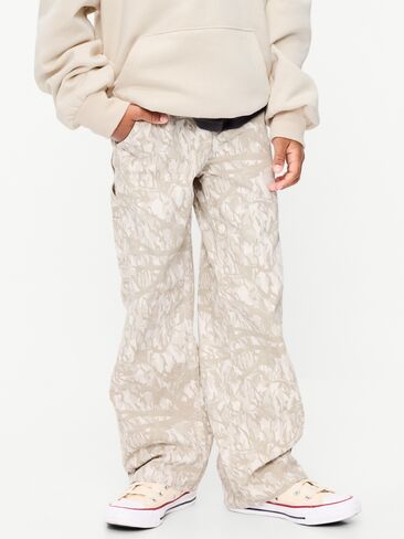 Old Navy Baggy Carpenter Jeans for Boys - Khaki Camouflage in Kuwait