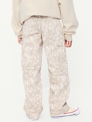 Old Navy Baggy Carpenter Jeans for Boys - Khaki Camouflage in Kuwait