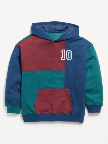 Old Navy Favorite Fleece Oversized Pullover Hoodie for Boys - Obscure Night in Kuwait