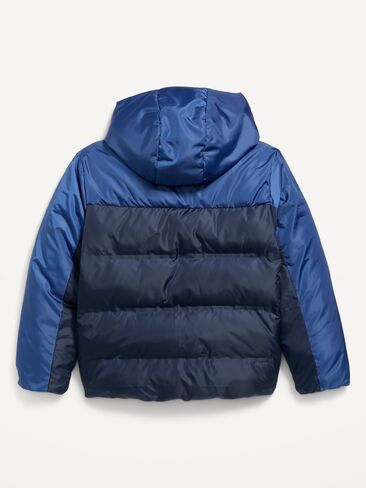 Old Navy Water-Resistant Puffer Jacket for Boys - Navy Blue Combo in Kuwait