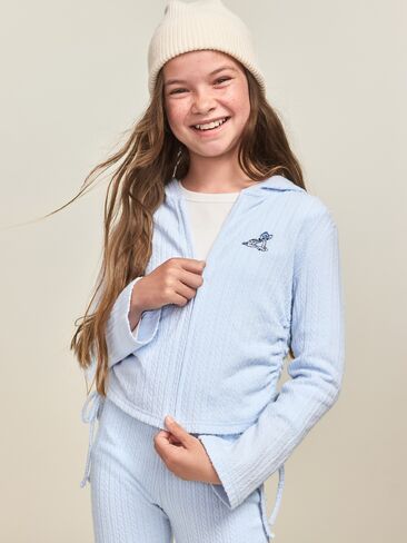 Old Navy Old Navy x Disney Bambi CozePlush Full-Zip Hoodie for Girls - Bambi in Kuwait