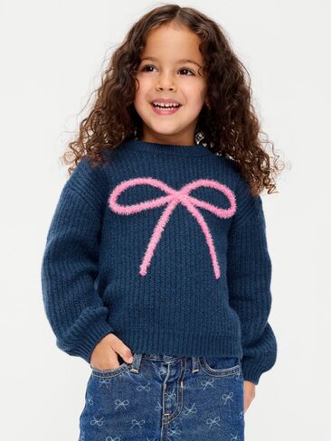 Old Navy SoSoft Graphic Sweater for Toddler Girls - Obscure Night in Kuwait