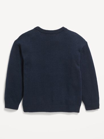 Old Navy SoSoft Oversized Graphic Sweater for Toddler Boys - Dogs in Kuwait