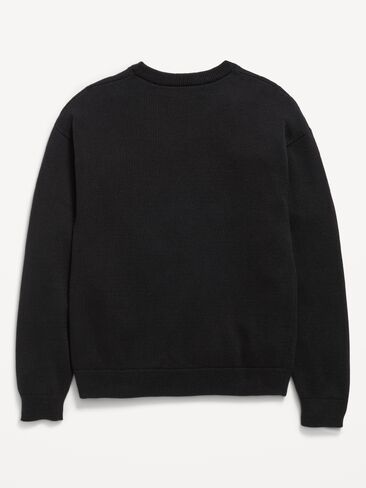 Old Navy Crew-Neck Sweater for Boys - Black Jack in Kuwait