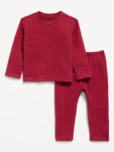 Old Navy Long-Sleeve Cable-Knit Top and Pants Set for Baby - Have a Heart in Kuwait