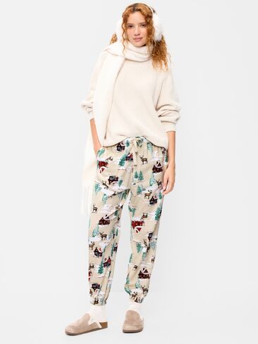 Old Navy Flannel Pajama Joggers for Women - Winter Cabin (Match The Fam!) in Kuwait