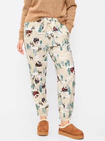 Old Navy Flannel Pajama Joggers for Women - Winter Cabin (Match The Fam!) in Kuwait