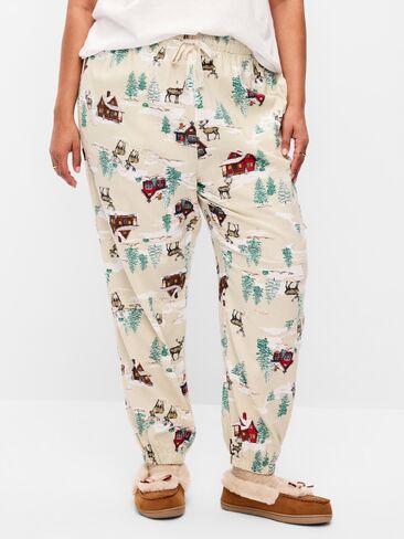 Old Navy Flannel Pajama Joggers for Women - Winter Cabin (Match The Fam!) in Kuwait