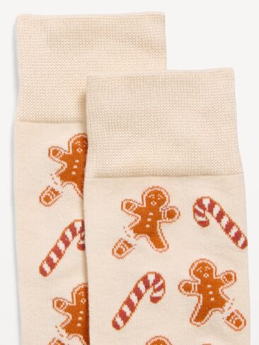 Old Navy Printed Novelty Socks for Men - Gingerbread Man in Kuwait