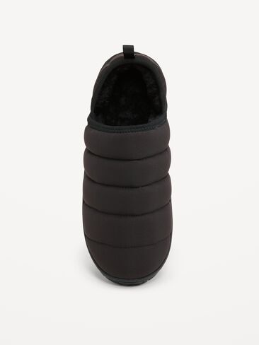 Old Navy Puffer Slippers for Men - Black Jack in Kuwait