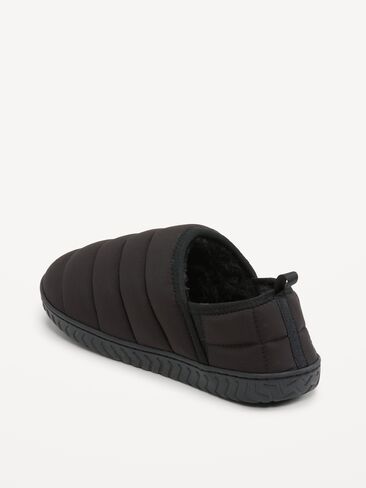 Old Navy Puffer Slippers for Men - Black Jack in Kuwait