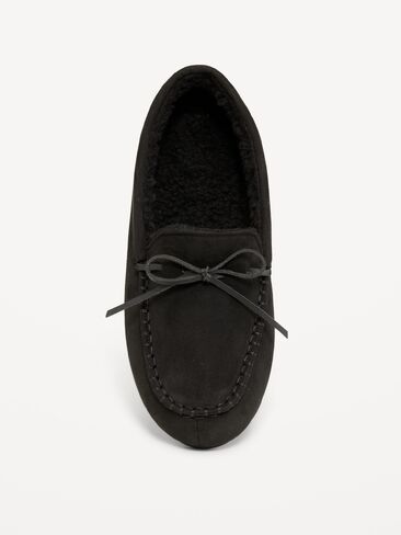 Old Navy Moccasin Slippers for Men - Black Jack in Kuwait